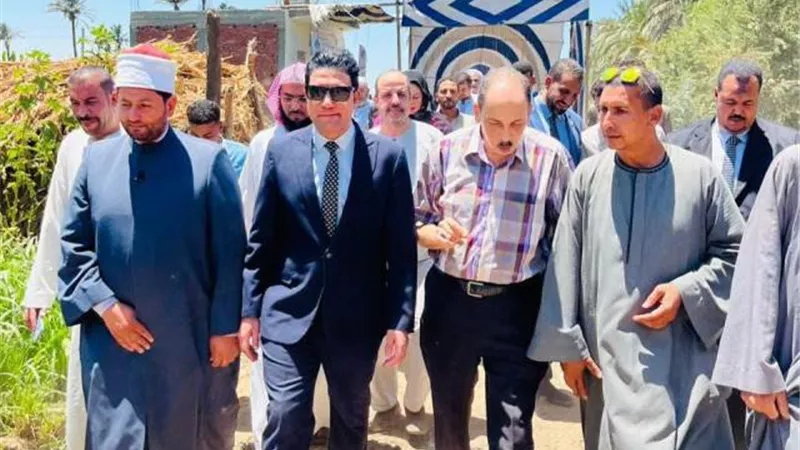 نائب محافظ سوهاج يفتتح محطة تنقية مياه بقرية تونس
