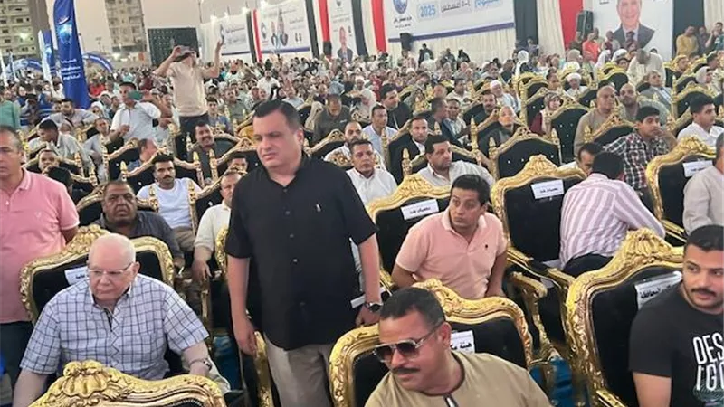 مؤتمر جماهيرى حاشد لحزب مستقبل وطن ..بالفيوم