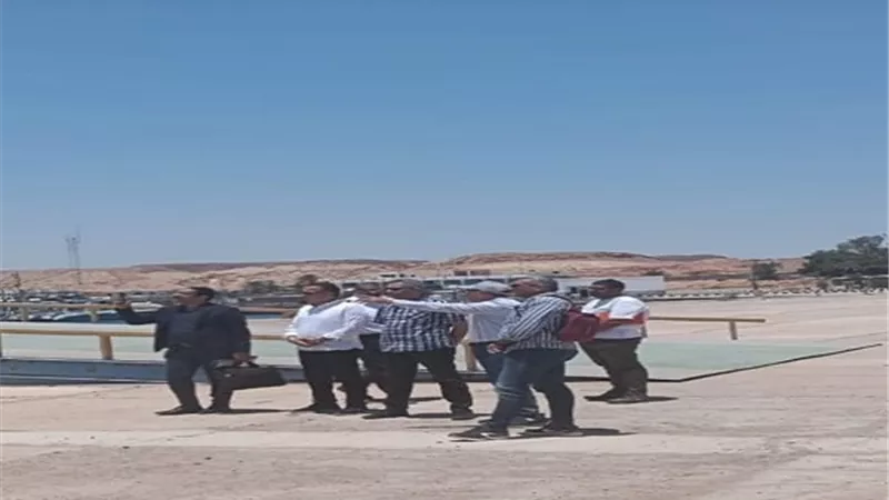 لجنة من قطاع النقل البحري تتفقد ميناء شرم الشيخ