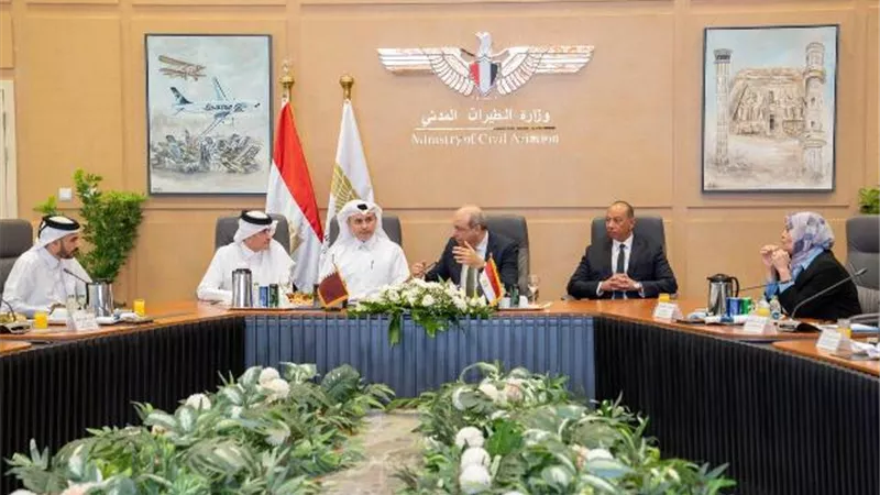 الحفني يستقبل وفدًا قطريًا رفيع المستوى ويعلن عن مشروع مشترك