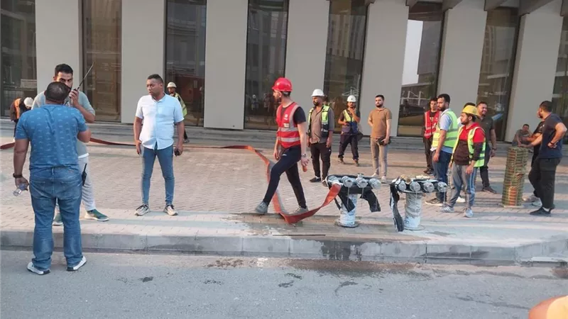 الحماية المدنية تختبر أنظمة الحريق للأبراج الإدارية بالعاصمة