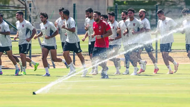 الأهلي يواصل تدريباته استعدادا لمواجهة البنزرتي التونسي .. وديا