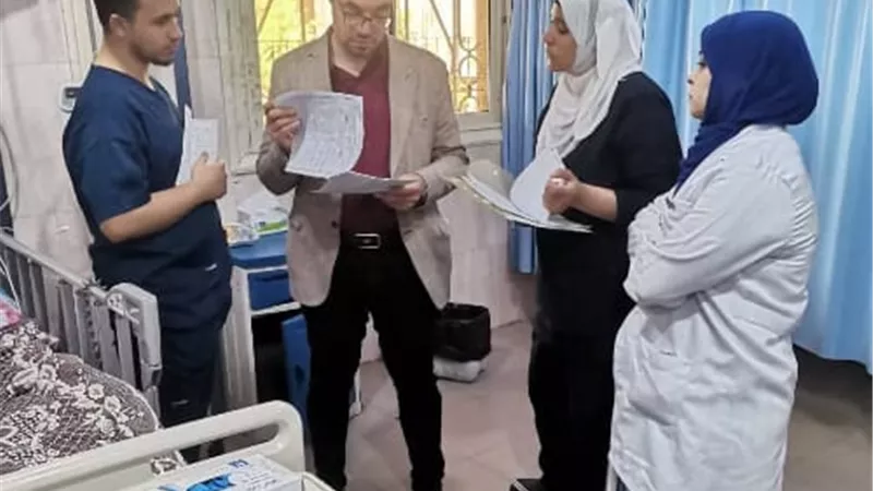 وكيل صحة القليوبية يتابع سير العمل بمستشفى شبين القناطر المركزي
