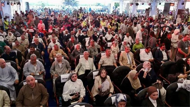 مستقبل وطن المنيا ينظم مؤتمراً جماهيرياً بحضور 15 ألف مواطن