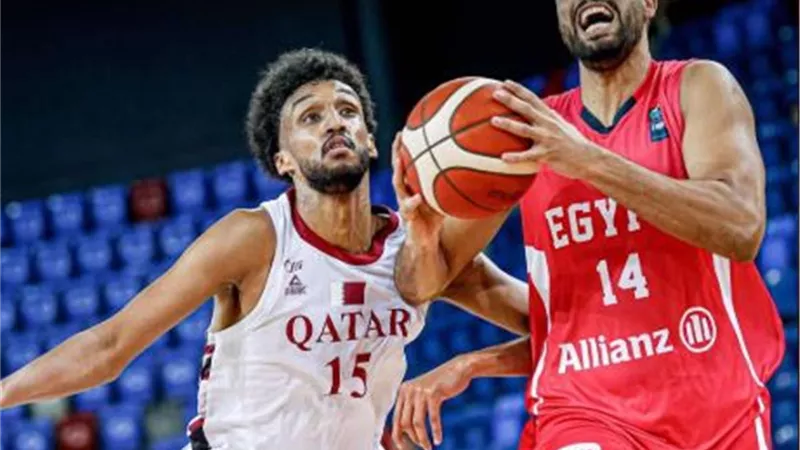منتخب مصر الأولمبي يفوز على قطر في البطولة العربية لكرة السلة