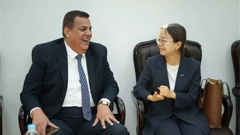 رسالة شكر للمدير الإقليمي للوكالة الكورية الدوليه بمناسبة انتهاء