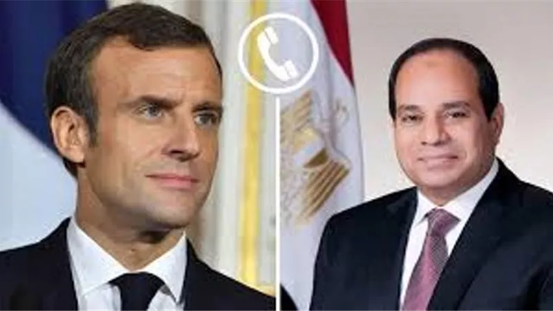 الرئيس السيسي يتلقى اتصالًا من نظيره الفرنسي إيمانويل ماكرون
