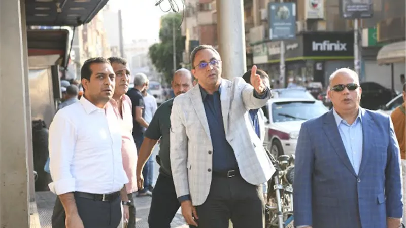 محافظ قنا يتفقد أعمال تطوير ميدان المحطة