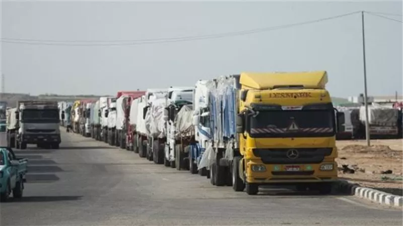التحالف الوطنى: تجهيز أكثر من 1000 قافلة لإدخالها إلى قطاع غزة
