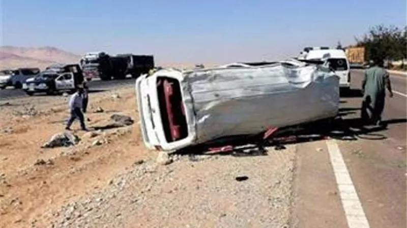 إصابة 7 إثر انقلاب ميكروباص بمدينة 6 أكتوبر