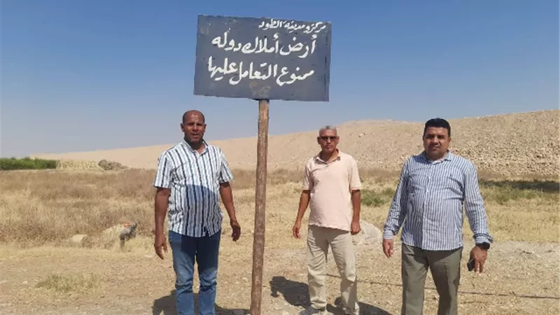 استرداد 105 أفدنة من واضعى اليد فى الطود