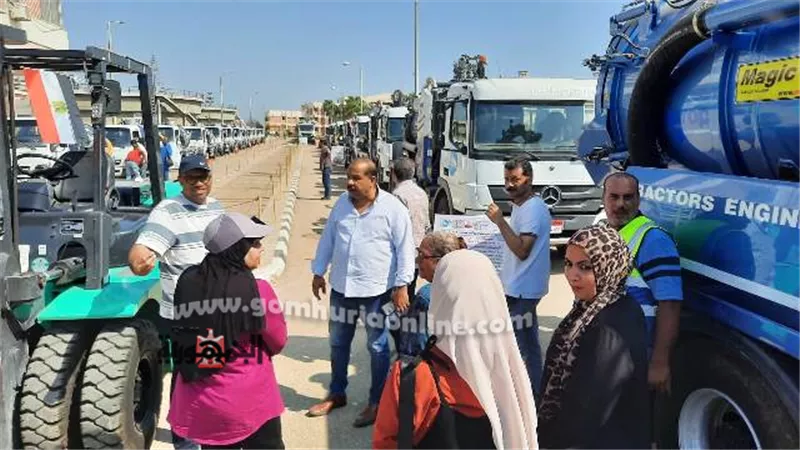 رئيس مياه دمياط يتفقد محطة ميت أبو غالب