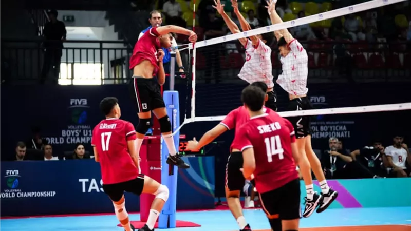 اليوم .. منتخب الناشئين للكرة الطائرة يواجه بولندا في بطولة العالم بأوزبكستان