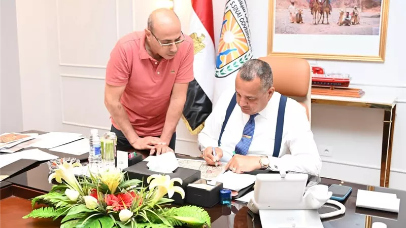 المحافظ يحدد أراضٍ بديلة للعقود المتعارضه مع المخطط الاستراتيجى