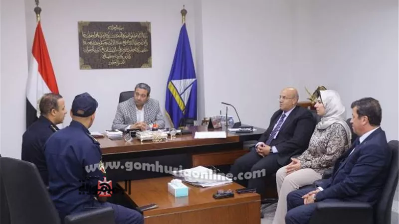 محافظ دمياط يلتقي مدير إدارة الحماية المدنية الجديد