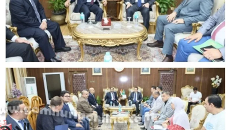 محافظ المنوفية:مصنع إنترلوك بقويسنا بالتعاون مع معهد بحوث البترول
