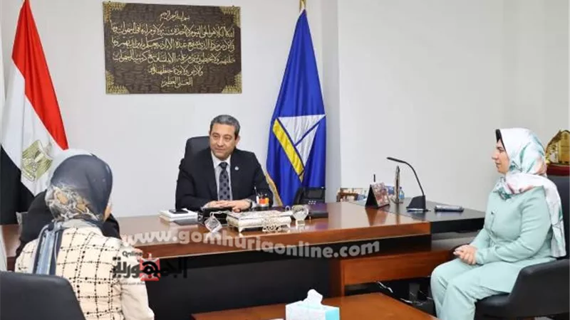 محافظ دمياط يناقش مخطط إزدواج طريق رأس البر الغربي