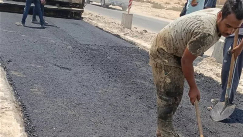 تطوير محور الخانكة-السلام لتيسير الحركة المرورية وخدمة آلاف المواطنين بالقليوبية