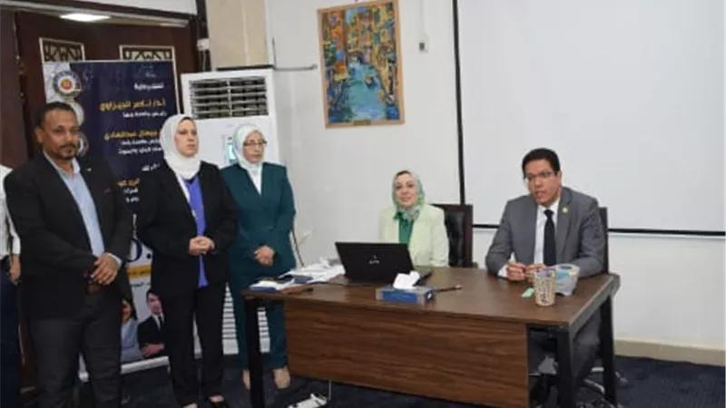 رئيس جامعة بنها يفتتح فعاليات دورة إعداد المدربين TOT