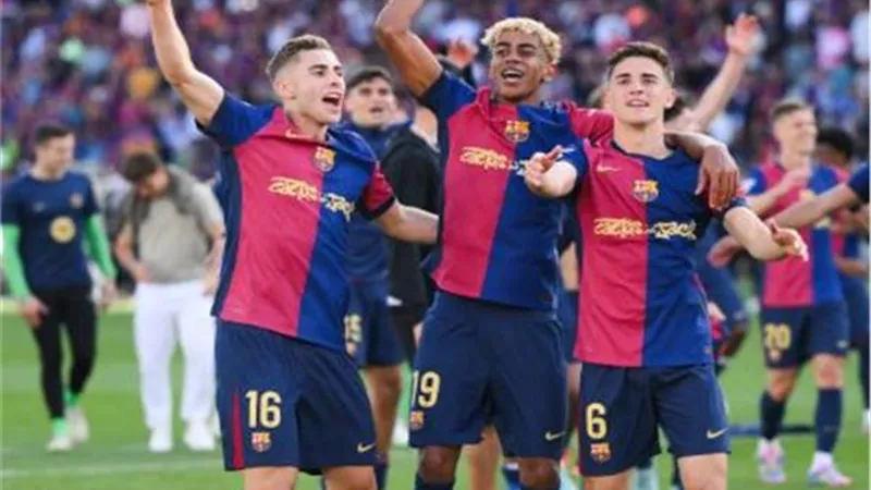 شاهد.. أول أهداف لامين يامال بالرقم 10 مع برشلونة