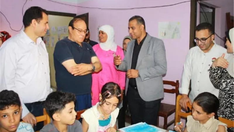 مدير رياضة القليوبية يتفقد فعاليات مبادرة 