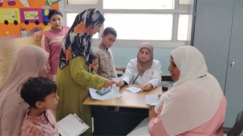 366 فى قافلة سكانية بقرية دويدار بالمحمودية