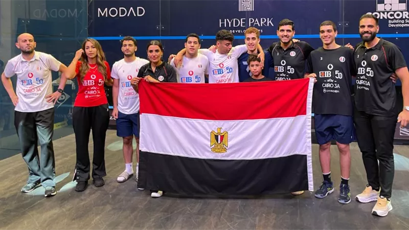 منتخب مصر للناشئين يتوج ببطولة العالم للإسكواش