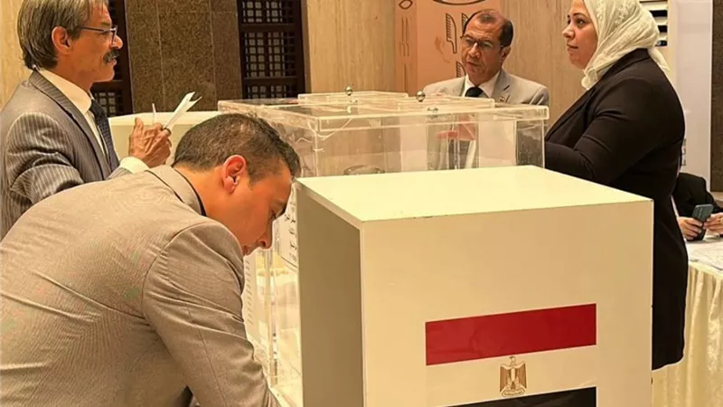 أبناء الجالية المصرية يواصلون الإدلاء بأصواتهم في جميع البلاد