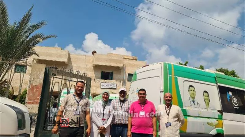 علاج ٨٣٧ بقافلة منشأة مهنا كوم حماده
