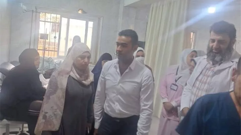 وكيل وزارة الصحة الجديد بالفيوم يتفقد مستشفى طامية المركزي