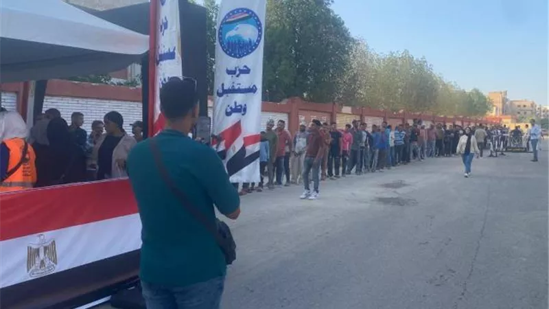 إقبال كبير من أهالى مدينة بدر على لجان انتخابات مجلس الشيوخ 2025 فيديو