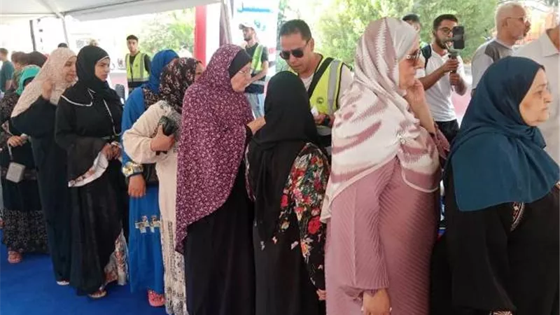 سيدات مدينة بدر يشاركن في انتخابات مجلس الشيوخ.. بالفيديو