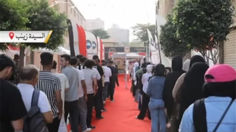 الشباب يتصدر المشهد الانتخابى امام لجان السيدة زينب