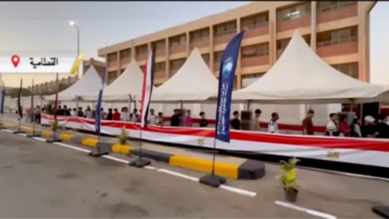 طوابير الناخبين أمام لجان انتخابات مجلس الشيوخ بالقطامية