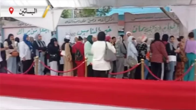 السيدات يتصدرن المشهد الانتخابى أمام لجان البساتين