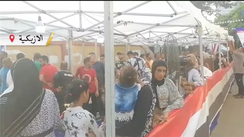 السيدات يتصدرن المشهد الإنتخابى بلجان الأزبكية