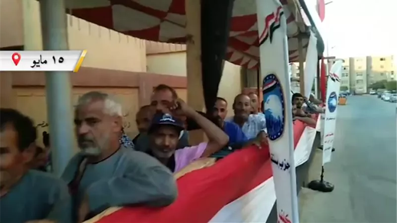 إقبال كبير من الناخبين على لجان 15 مايو في انطلاق انتخابات الشيوخ