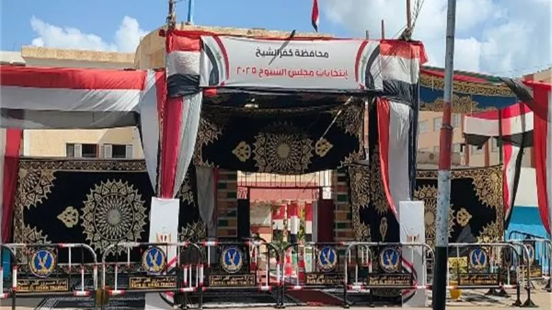 توافد اهالى كفرالشيخ للادلاء باصواتهم فى انتخابات مجلس الشيوخ