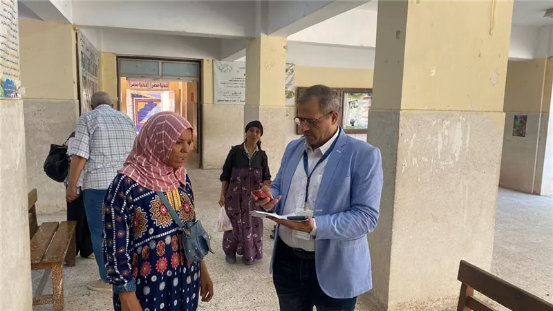 إقبال واسع من المواطنين والسيدات والشباب يتصدرون المشهدالانتخابى