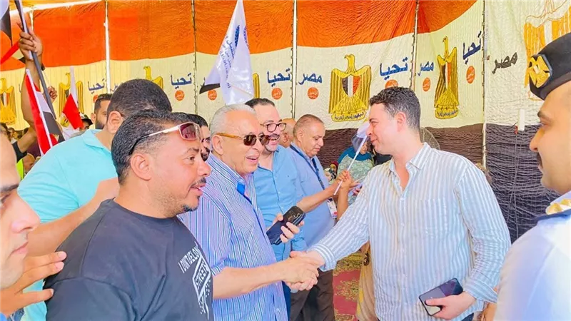 أمين مستقبل وطن بأسيوط يتفقد اللجان الانتخابية