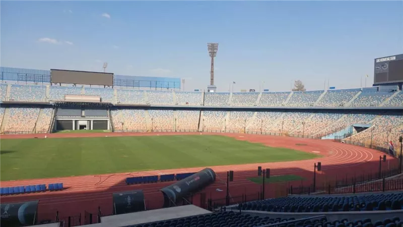 بالصور.. استاد القاهرة يتجمل لاستقبال مباريات دوري نايل