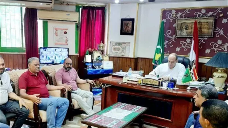 وكيل وزارة الشباب والرياضة بالمنيا يتابع سير العملية الانتخابية
