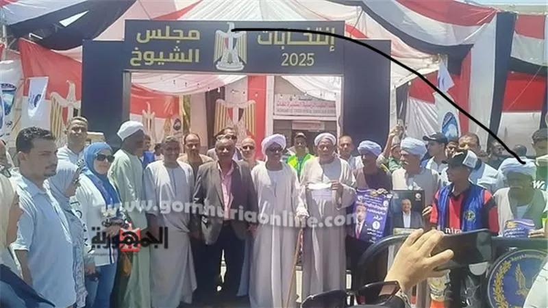 إقبال علي لجان انتخابات الشيوخ بمدينة الغردقة