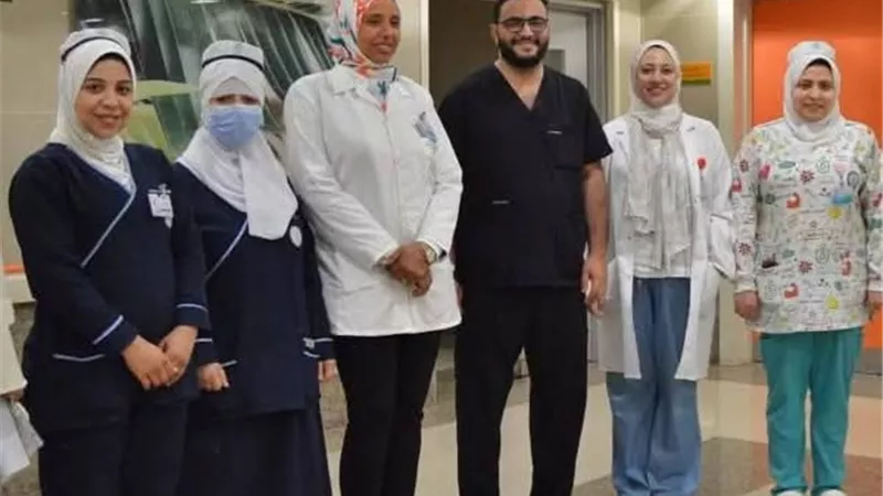 انقاذحياة مريضة تعاني من نزيف حاد في المخ بمجمع الإسماعيلية الطبي