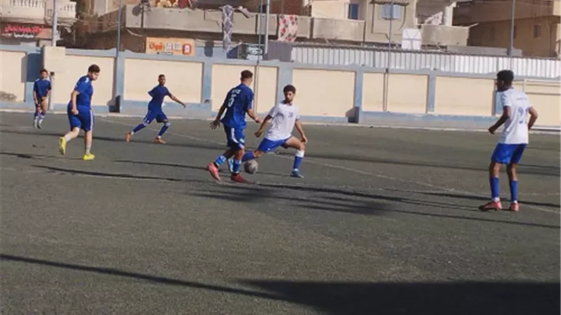 فى دوري مراكز الشباب بالإسكندرية مركز السيوف هزم الحرمين بخماسية