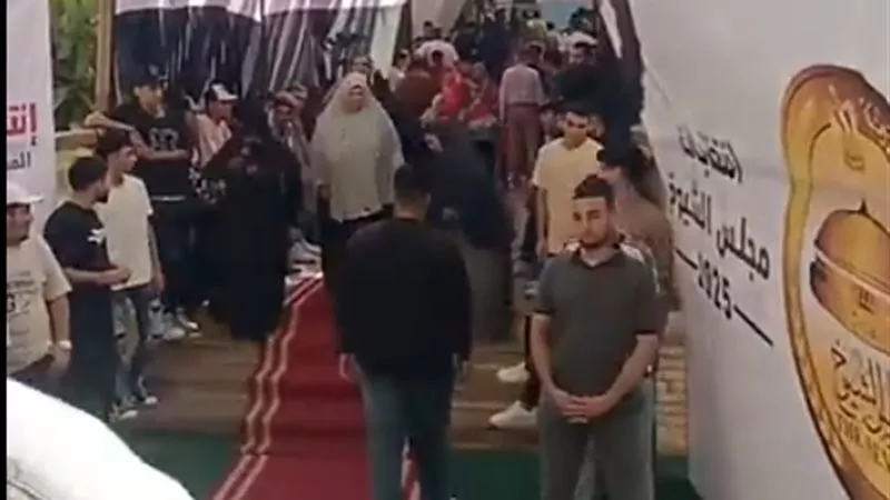 زحام كبير أمام لجان انتخابات مجلس الشيوخ بالمنوفية