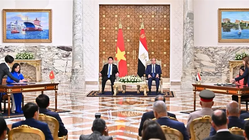 مصر وفيتنام يوقعان مذكرة تفاهم لتعزيز التنمية الاقتصادية
