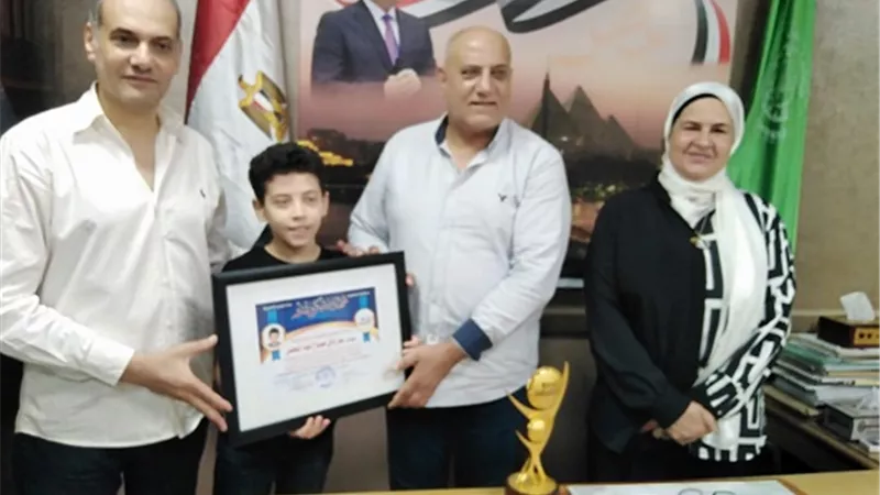 تكريم المبدع الصغير بدكرنس بالدقهلية