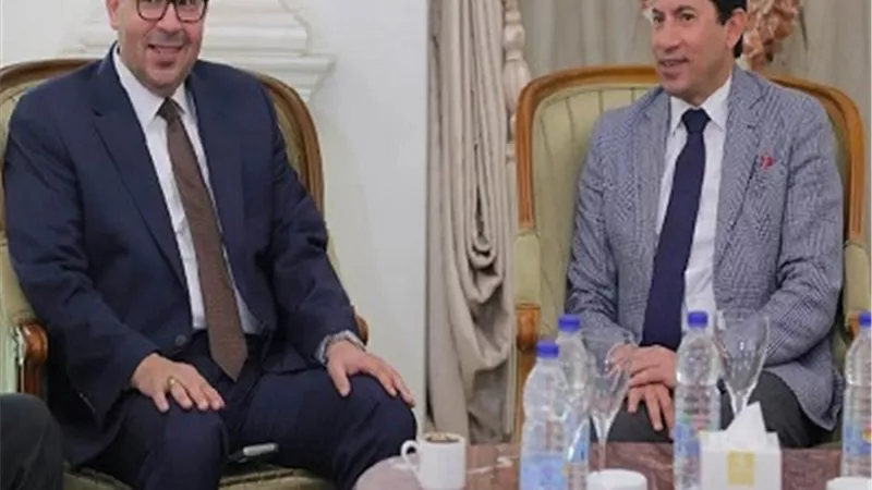 إدريس يشيد بتعاون وزير الرياضة ودوره الإيجابي في صناعة الإنجازات