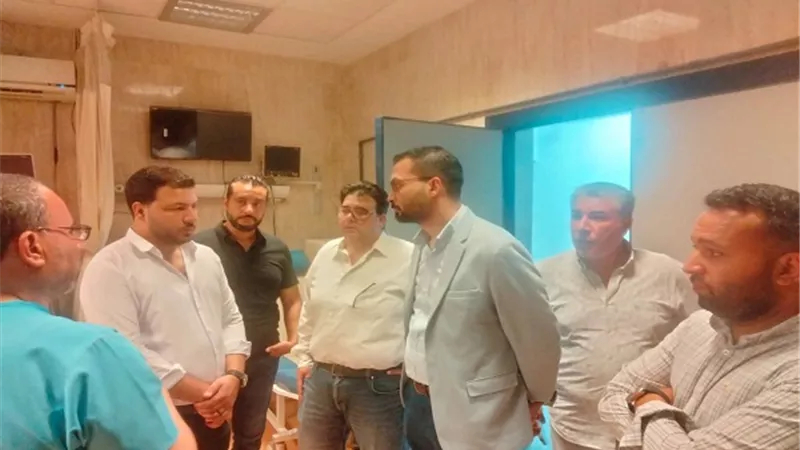 استمرارا لجولات وكيل وزارة صحة مطروح..زيارة ليلية لمستشفى الضبعة
